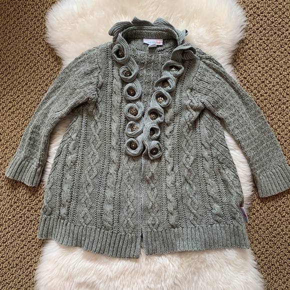 Naartjie green cardigan sweater size small 4 - Picture 1 of 6